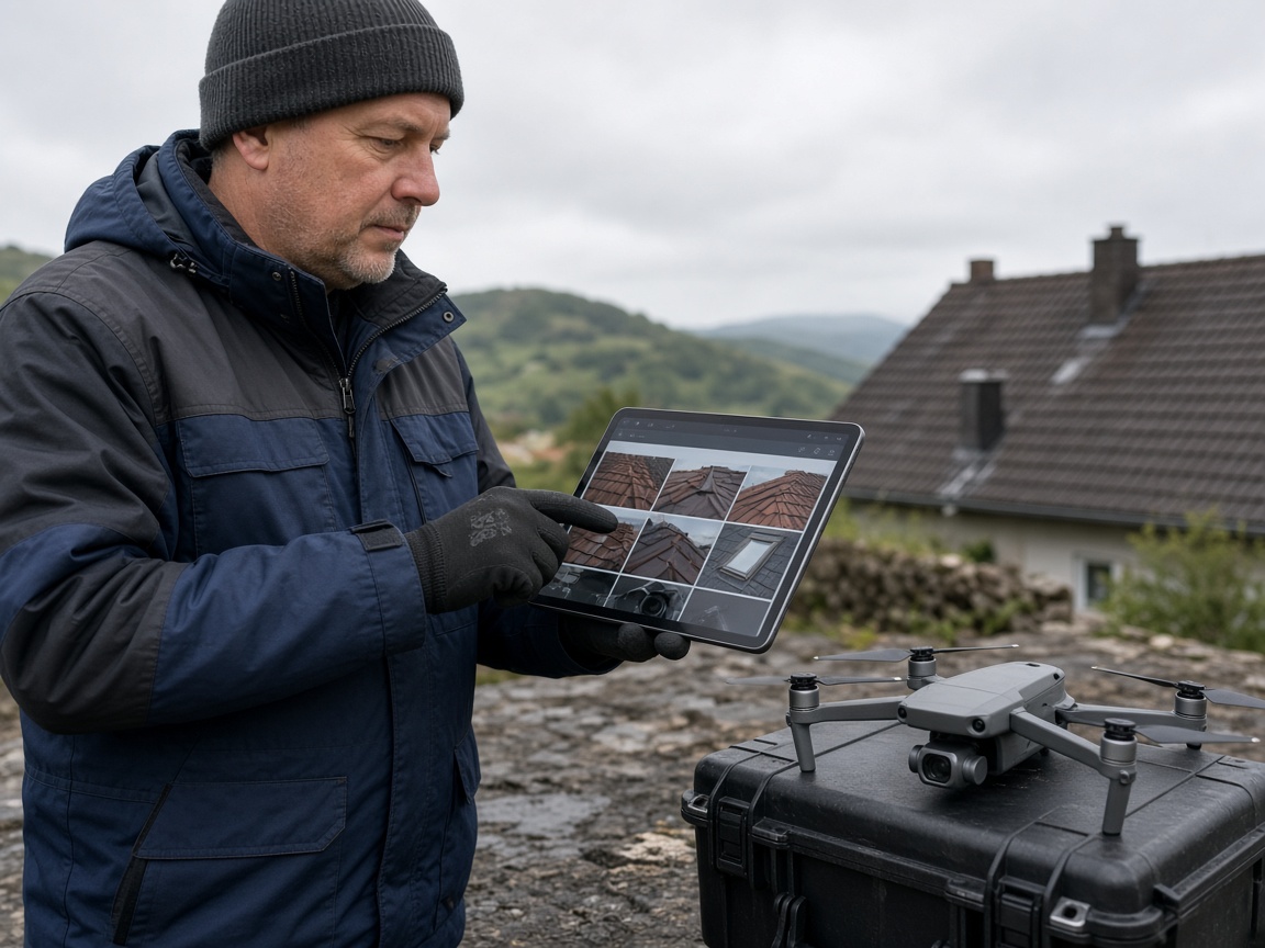 Technische Auswertung von Drohnenaufnahmen